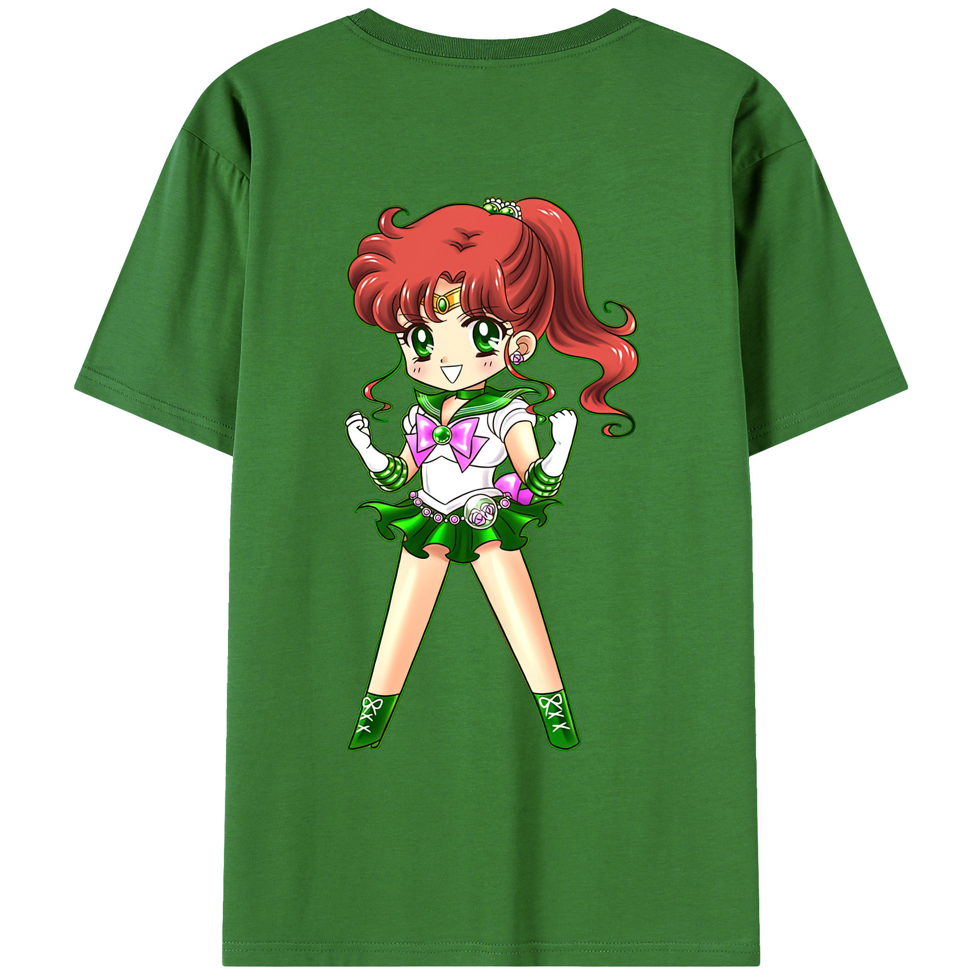 （画像用） 美少女戦士セーラームーン 木野 まこと きの まこと Sailor Moon Kino Makoto （セーラージュピター；Sailor Jupiter） レディース半袖Tシャツ(バックプリント)
